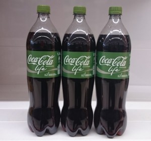 Coca Cola Life mit Stevia